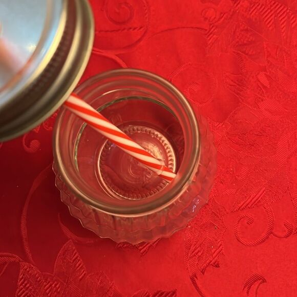 Set of 2 Brand NewChristmas tree Drinking glasses with straws - Picture 4 of 6